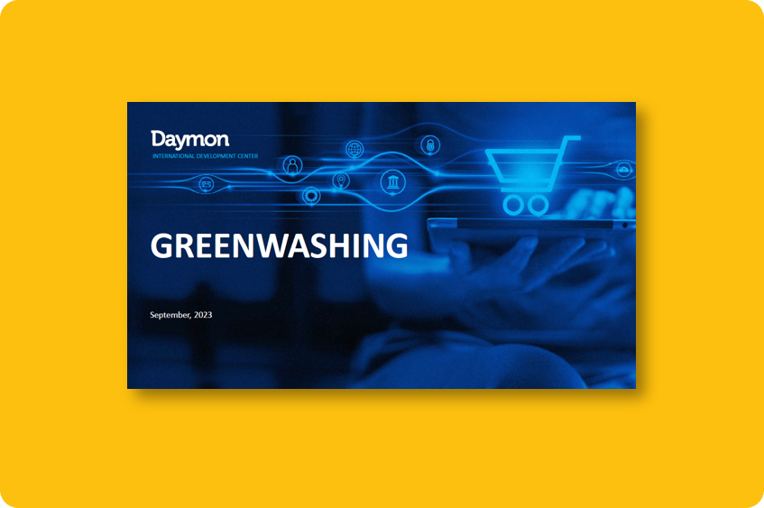 QA & Sustainability –     Greenwashing